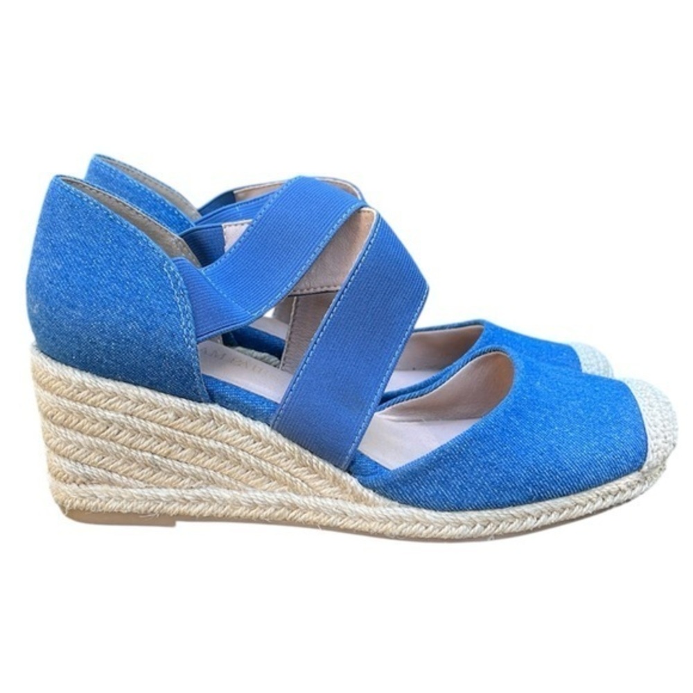 DREAM PAIRS Close Toe Espadrilles Platform Slip on Elastic Criss Cross Straps